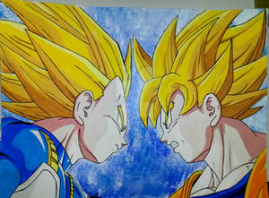 Dragon Ball - Son Goku and Vegeta