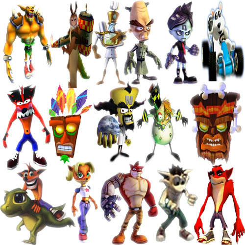 Crash Bandicoot Characters By Pinkrose25 On DeviantArt crash-bandicoot-characters-by-pinkrose25-on-deviantart