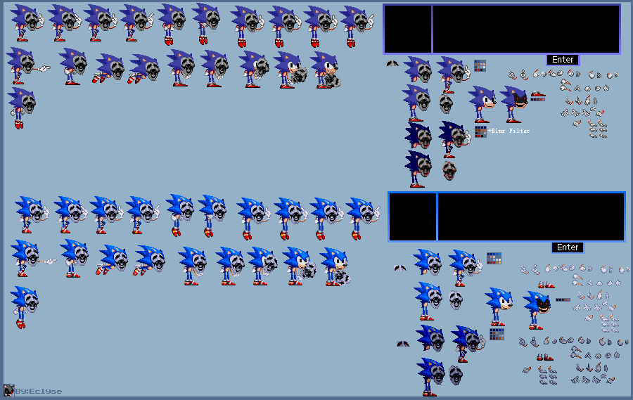 Sonic CD Creep and Modgen Creep Sprites V2 by Eclyse069 on DeviantArt