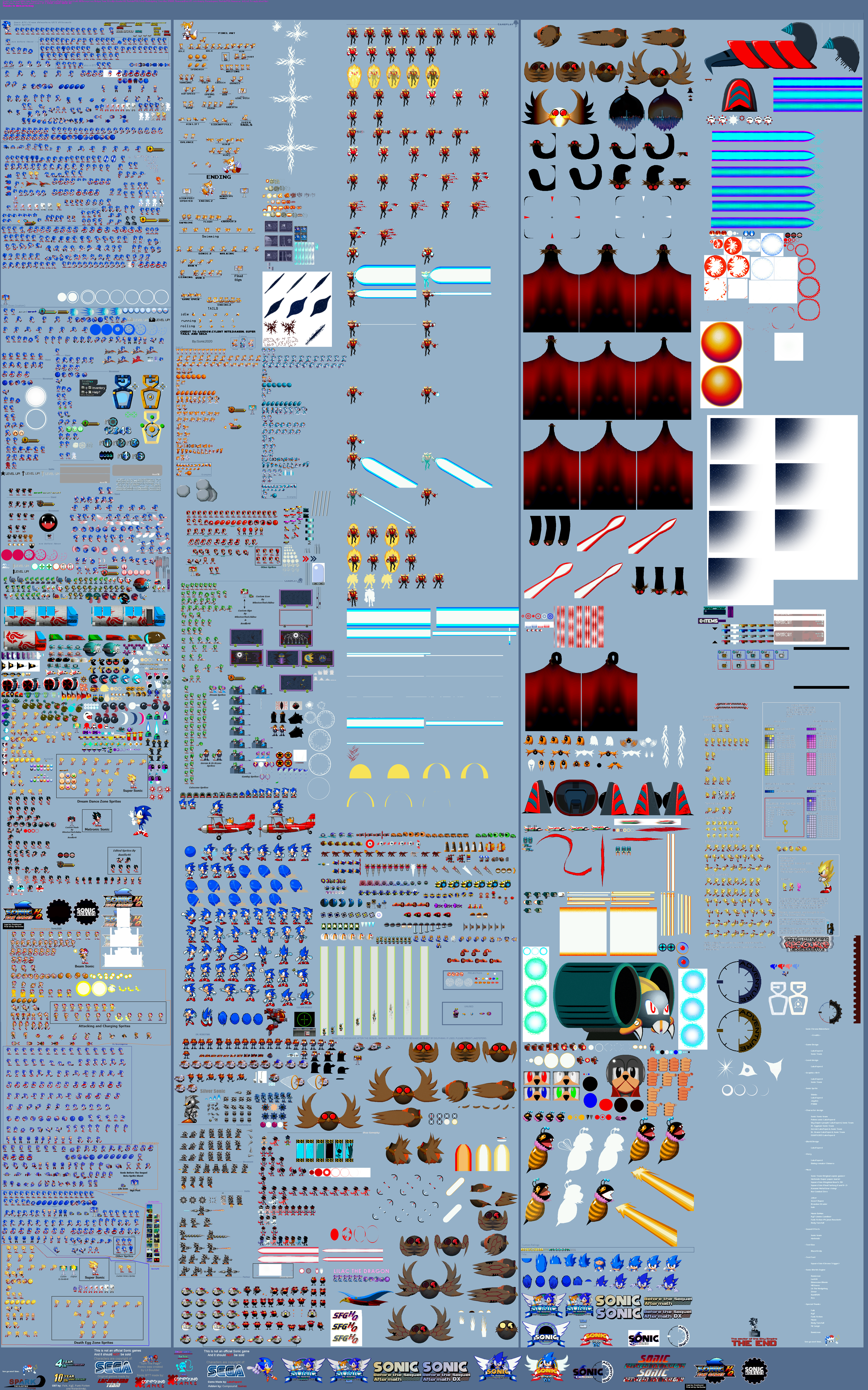 Sonic Before the sequel ATS sprite sheet by MekanTheGuy on DeviantArt