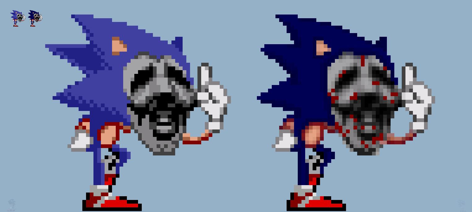 Sonic.exe/Exemonster - New Sprite Animation 2. by MarceloHatsuneBlue32 on  DeviantArt