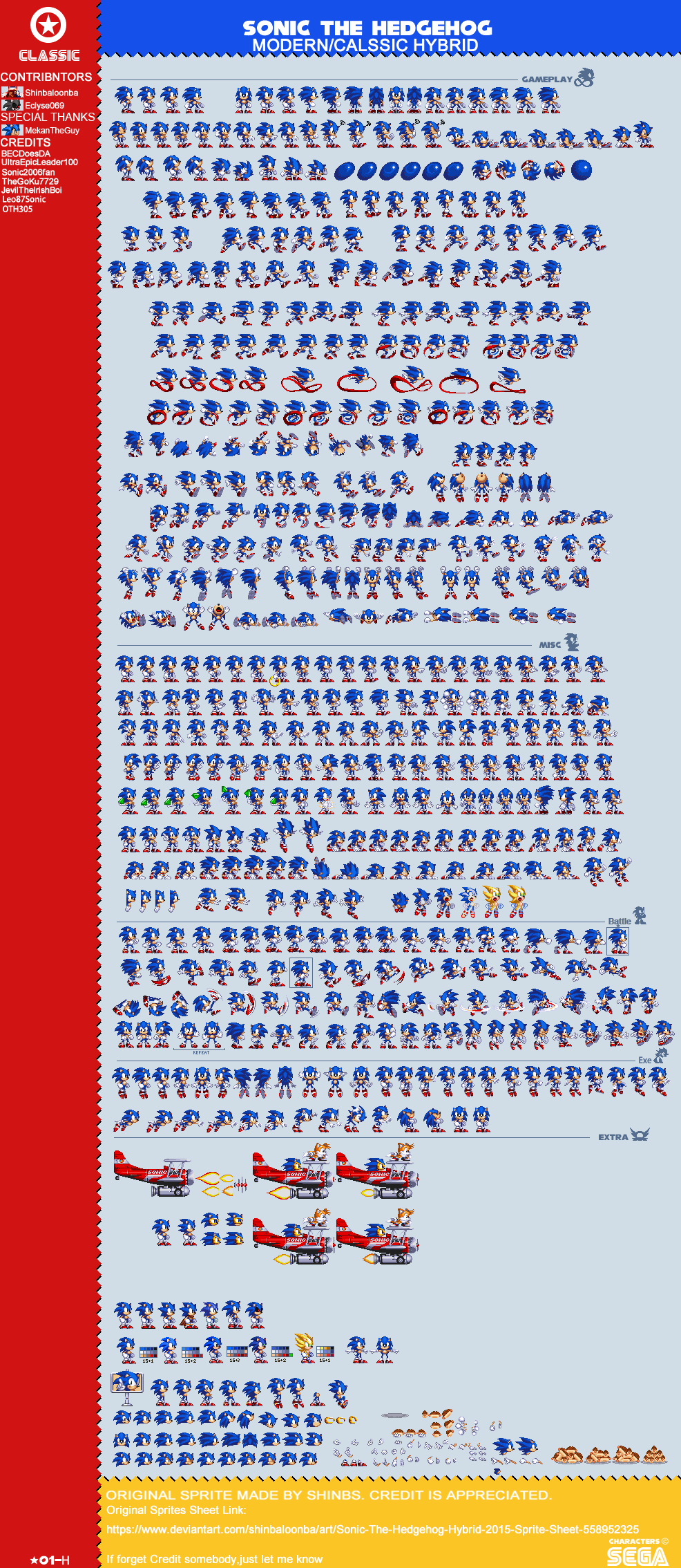 Sonic The Hedgehog Sprites Png - Sonic The Hedgehog Sprite Sheet