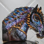 purple dragon horse