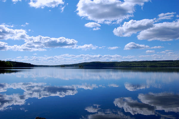 Finland's lake scene