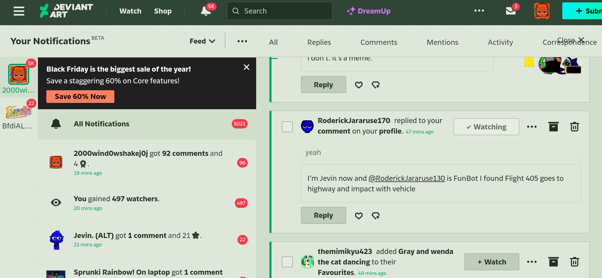 Wow i got 5,000 notification! by 2000wind0wshakej0j on DeviantArt