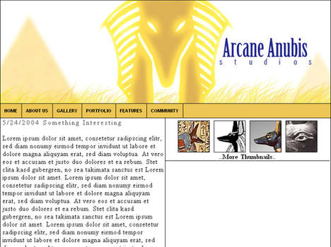 Arcane Anubis Website