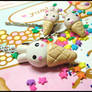 Bunny Cone Hairclips+Necklace