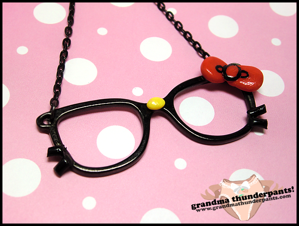 Nerdy Hello Kitty Necklace