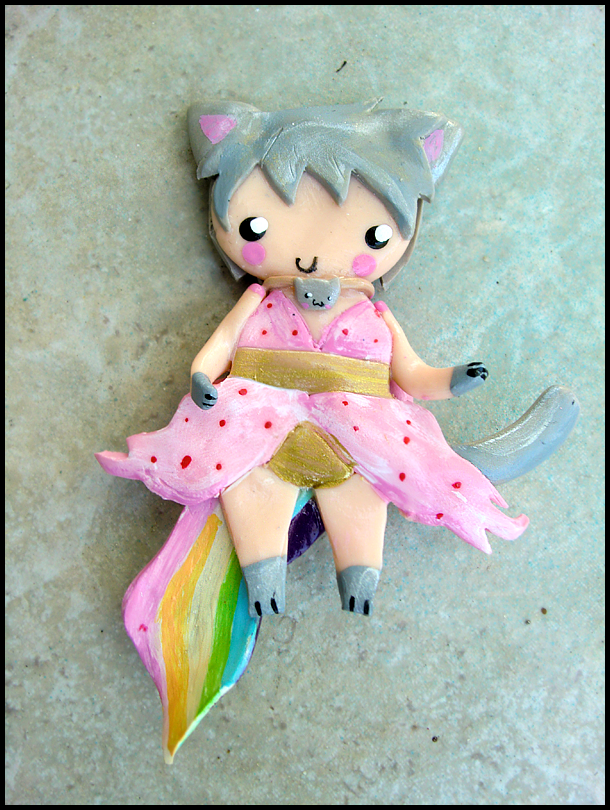 Nyan Cat Girl Charm New Photo