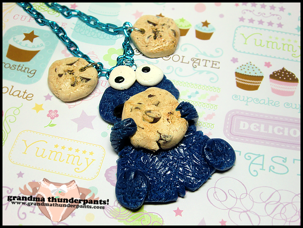 Cookie Monster Necklace