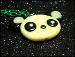 Glowing Panda Necklace by GrandmaThunderpants