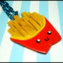 Happy Fries Necklace