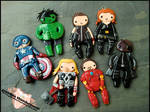 The Avengers Charms by GrandmaThunderpants