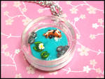 Koi Pond Necklace by GrandmaThunderpants