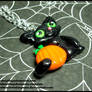 Pumpkin Cat Necklace