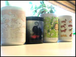 My DA Mug Collection :D by GrandmaThunderpants