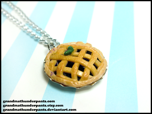 Blackberry Pie Necklace