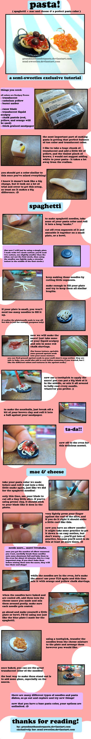 Exclusive Pasta (Spaghetti + Mac/Cheese) Tutorial