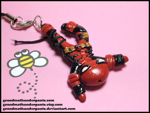 Deadpool Hangin' Around Phone Charm