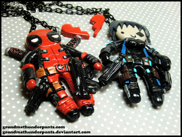 Deadpool + Domino BFF Set