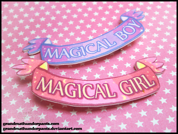 Magical Girl/Boy Pins