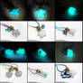 New Glow Crystal Necklaces