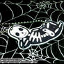 Spooky Loungin' Skeleton