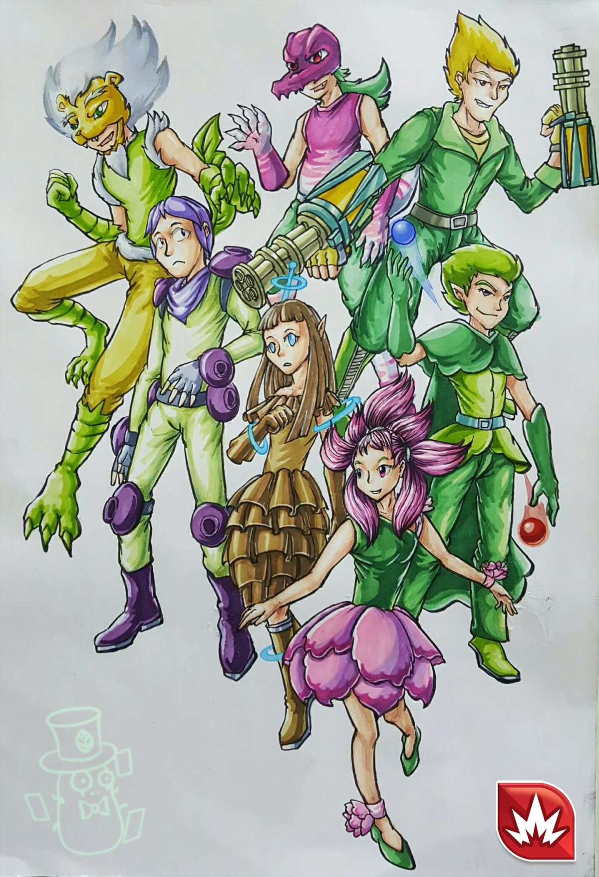 Plants vs Zombies Heroes Characters by JC1234TheToonist on DeviantArt