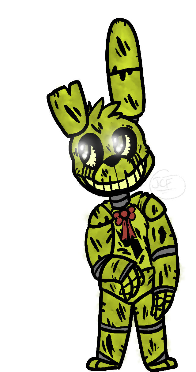 Spring Trap Chan Chibi Springtrap by JustACrazedFangirl on DeviantArt