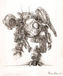 four-legged mech by MeganeRid on DeviantArt