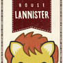 Game of Thrones Lannister kawaii house banner