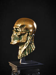 Biomech skull - Bronze