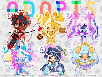 [OPEN 1/6] Animated Glitter Set Price Adoptables