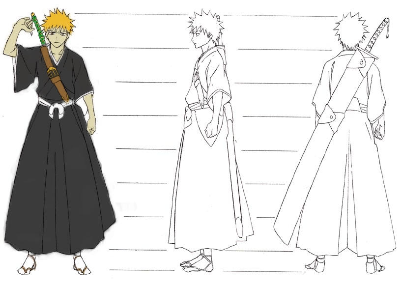 how to draw bleach charaters by nxz-10E on DeviantArt