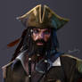 Pirate gameRez shot close-up