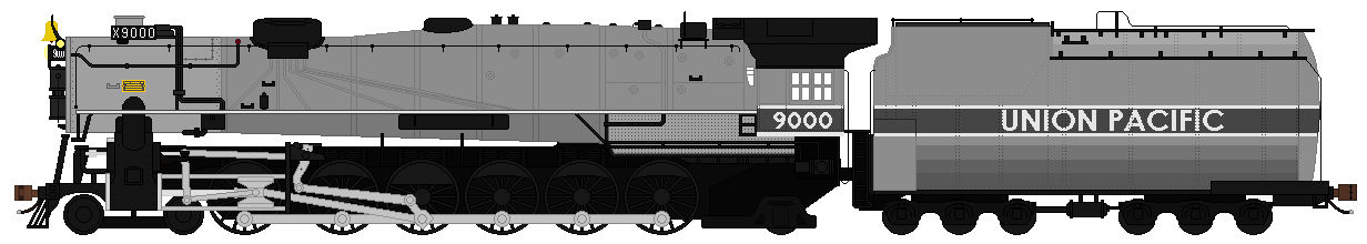 UP 9000 Greyhound With White by E21945 on DeviantArt