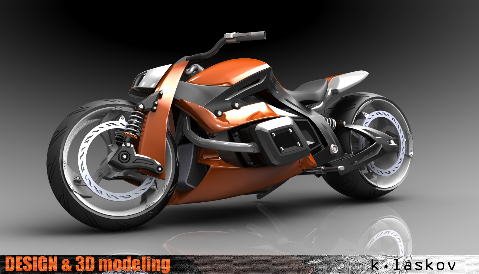 3D motorcykle design