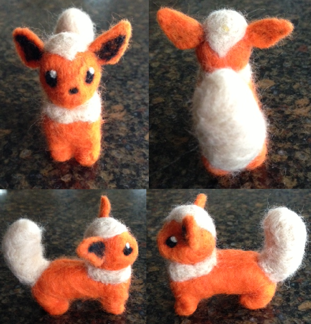 Needle Felt Flareon