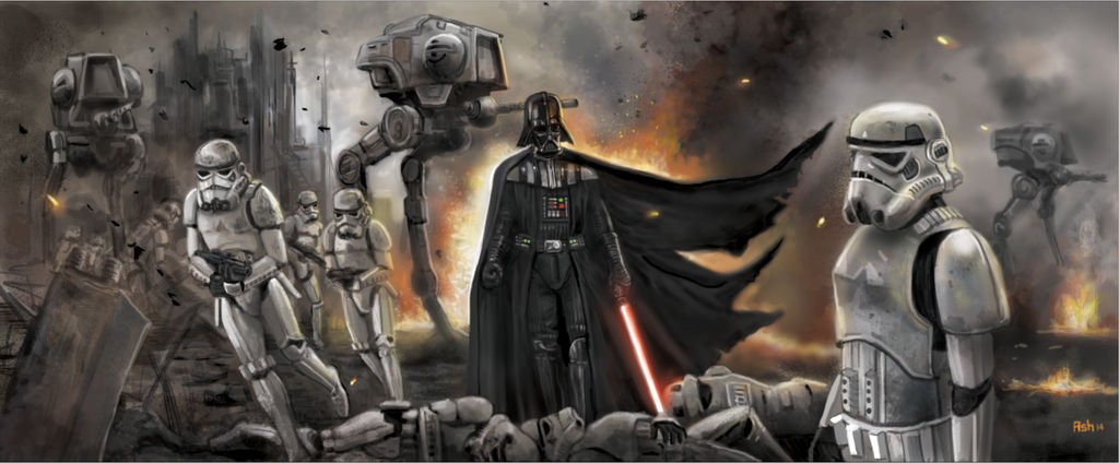 Darth Vader in Battle by AshleyClapperton on DeviantArt