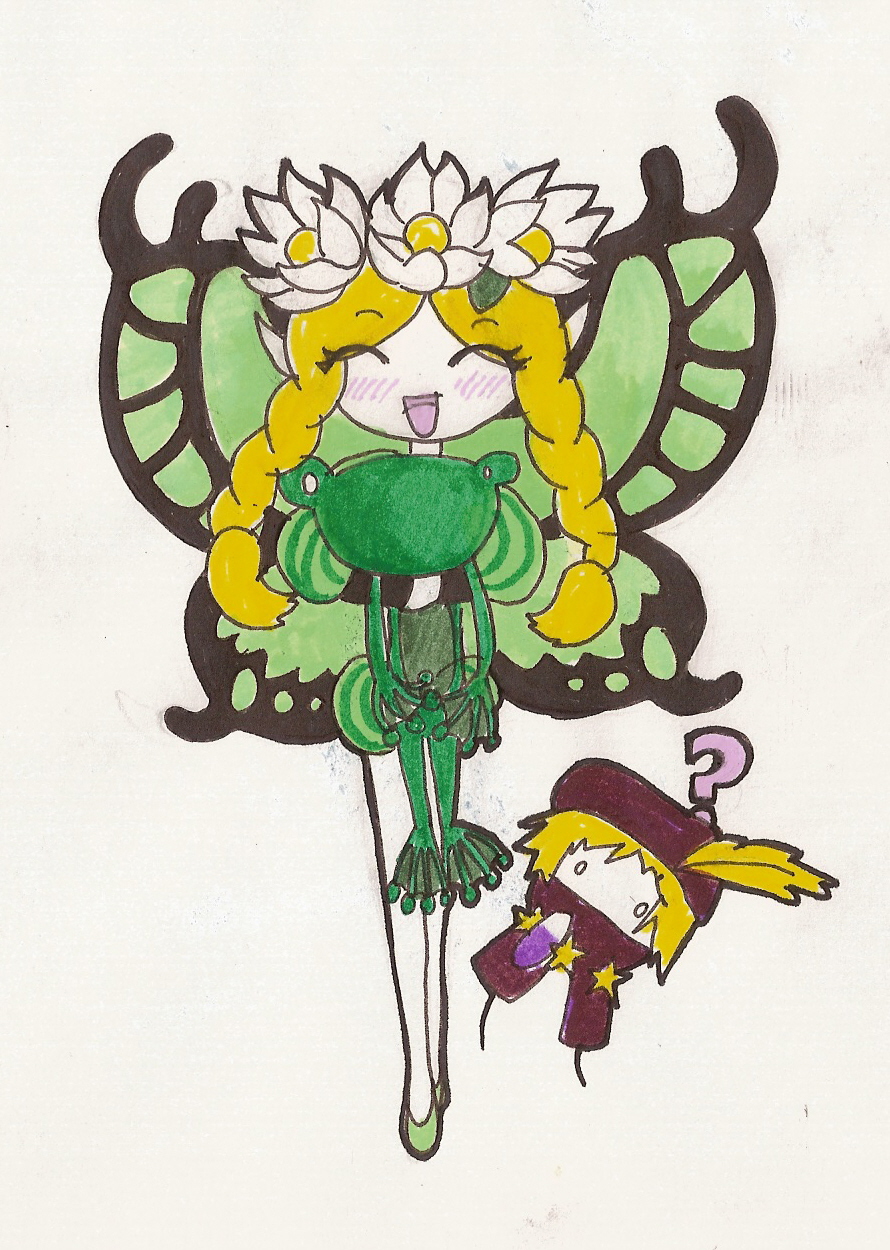 Mercedes+Frog Odin Sphere Chibi