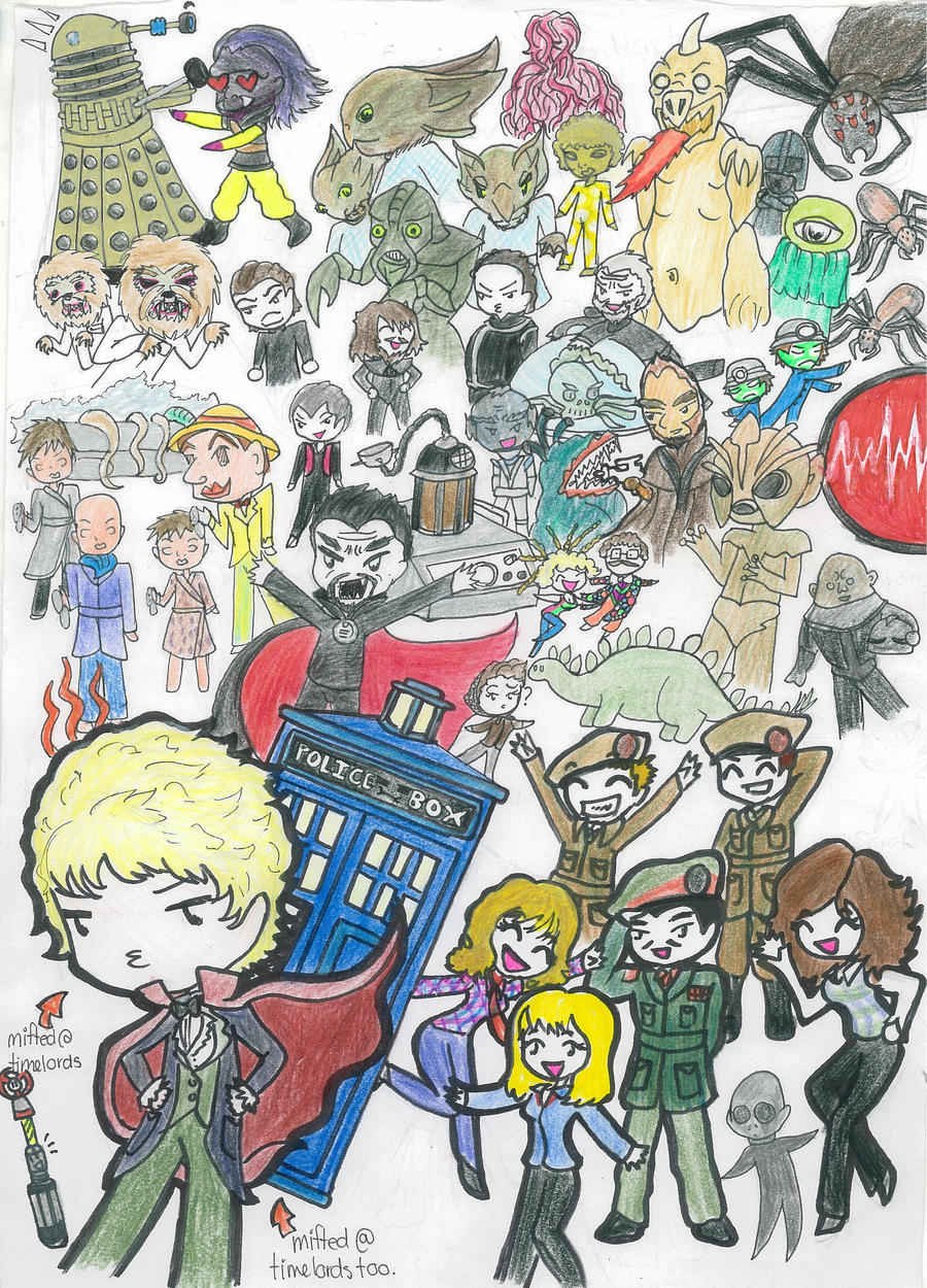 3rd Doctors Chibi Madness