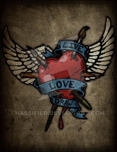 Live Love Draw by hassified on DeviantArt