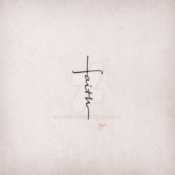 Faith Cross Tattoo Design by hassified on DeviantArt