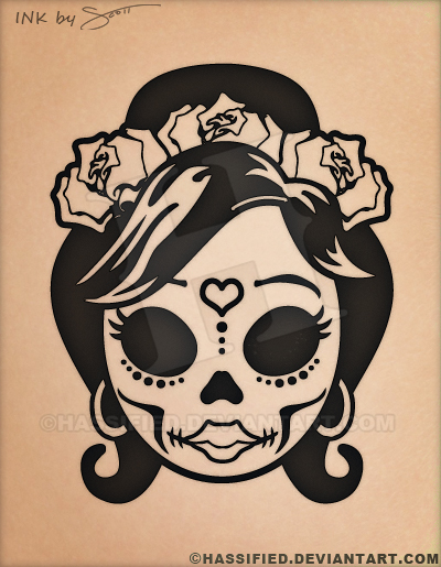 Mexican Sugar Skull Tattoo