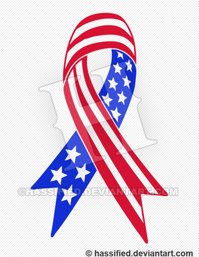 Support America Ribbon Free Download