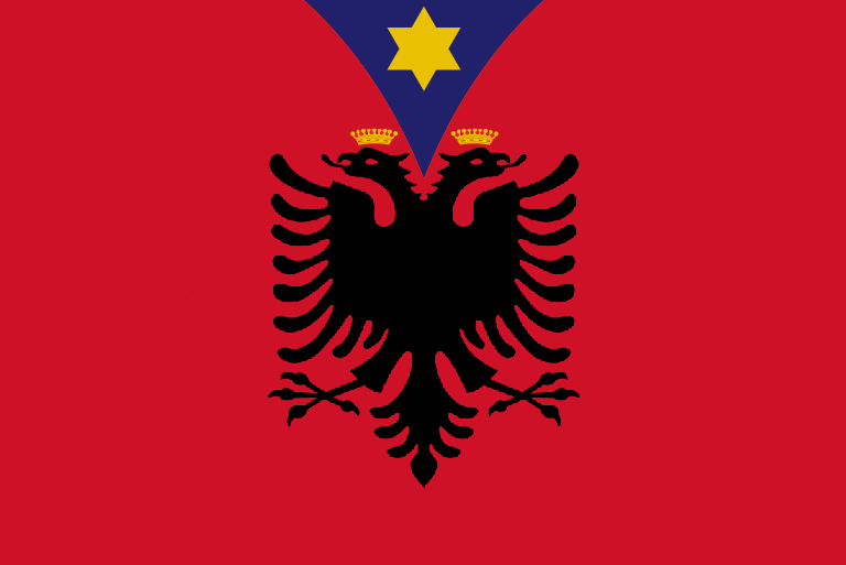 Kingdom Of Albania Flag