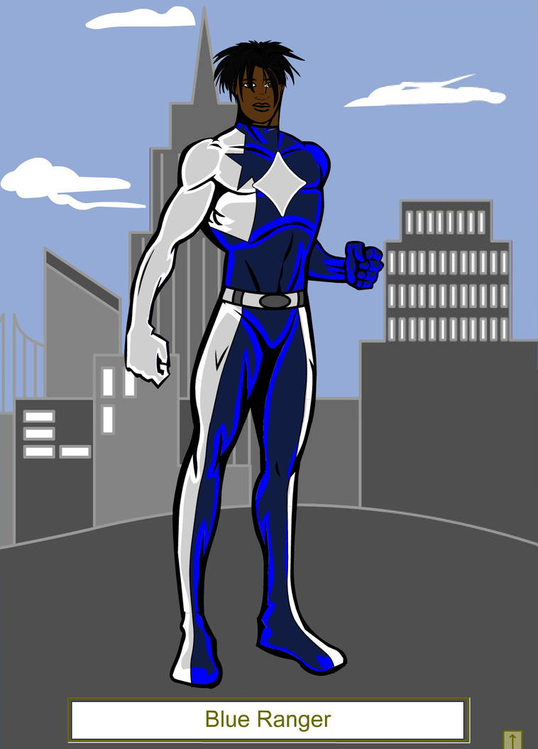 Blue Ranger(Unmasked) by Rhienhard on DeviantArt