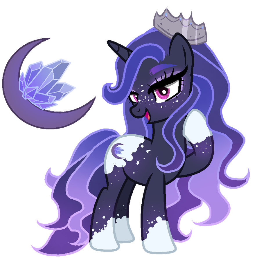 Next Gen OC Adoptable Luna X Rarity by Marihht on DeviantArt