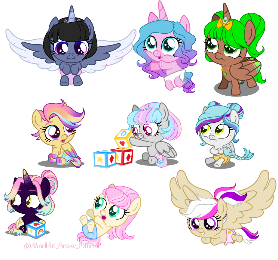 MLP Oc Baby ponys by Marihht on DeviantArt