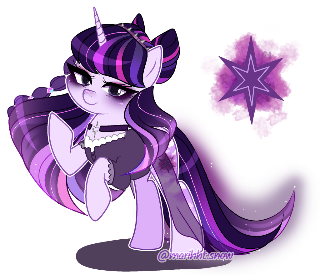 MLP Oc Adoptable ~ Twilight X Inky Rose by Marihht on DeviantArt